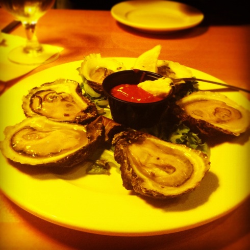 Raw Oysters from Napi's in Provincetown, Cape Cod
